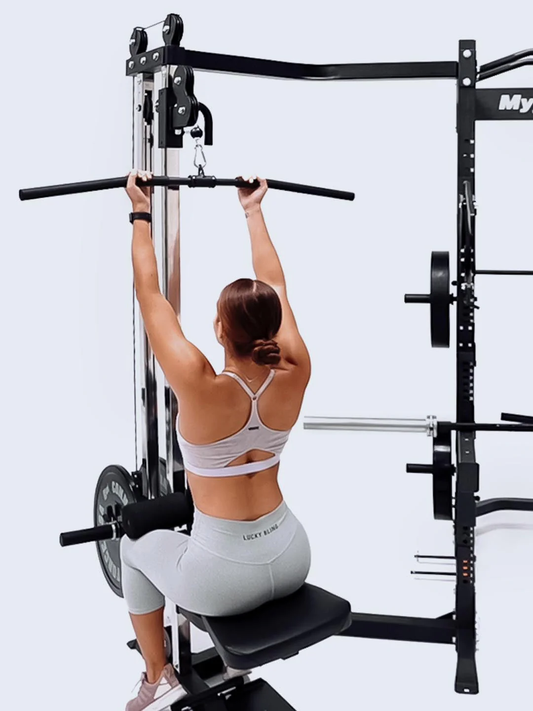 MyRack Lat Pull Down Seat for Cable Crossover